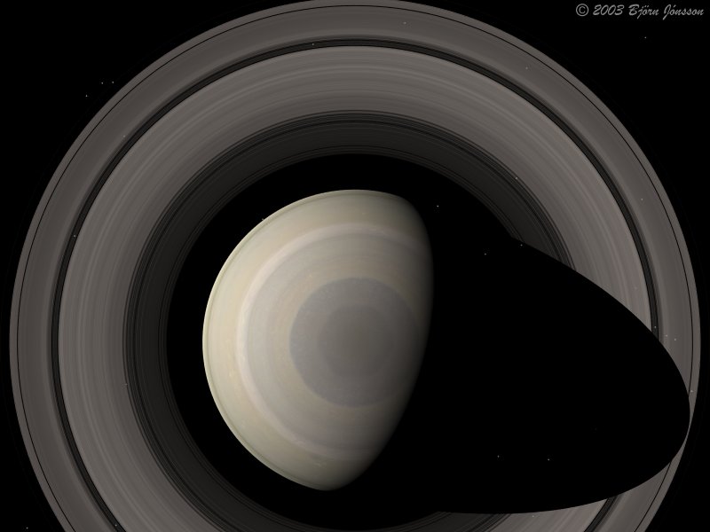Der Saturn-Nordpol